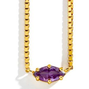 Baublebar Nascita 18k Gold Necklace in Amethyst